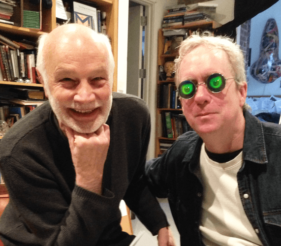 Jörg Schellmann and Tony Oursler at Oursler’s studio, New York 2016 Jörg Schellmann and Tony Oursler at Oursler’s studio, New York 2016